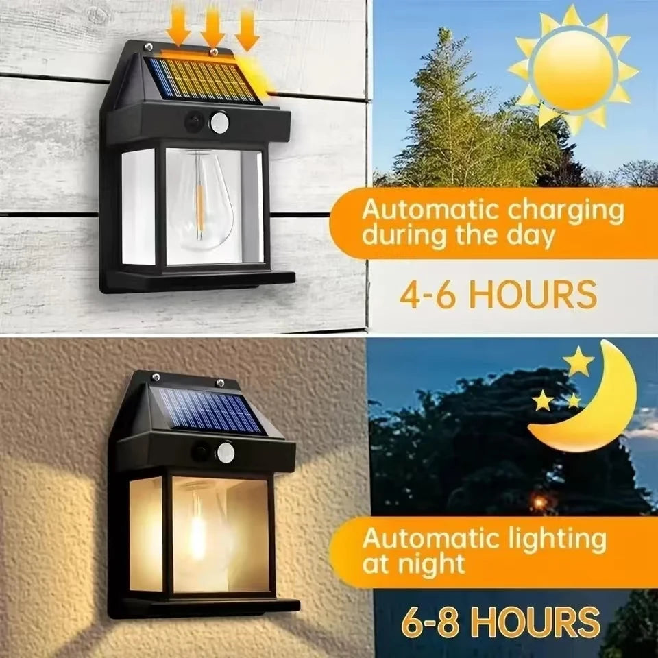 Luz Solar LED Exterior con Sensor de Movimiento